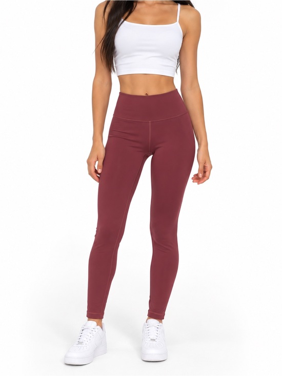 lululemon athletica Pants - Lululemon High-Waist Seamless Leggings - Wine